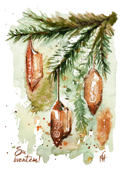 Atvirutė „Kalėdos“ - Image 2