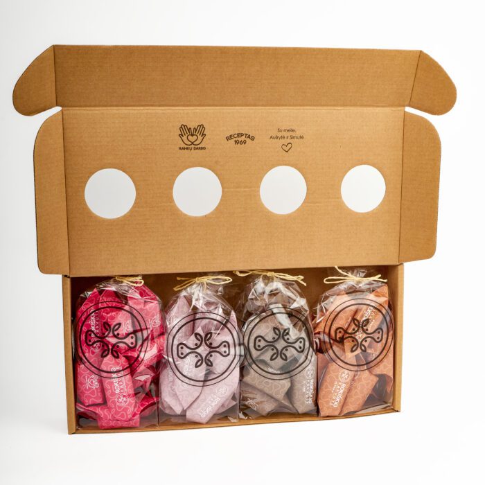 Saldainių rinkinys „Rokiškio karvutė – NAUJI atradimai”