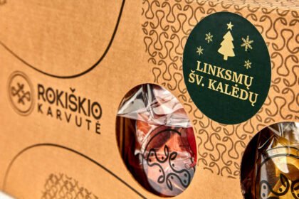 kalėdinis saldainių rinkinys „rokiškio karvutė atradimai”