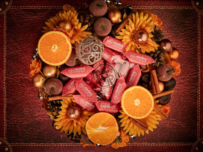 “rokiškio karvutė su cinamonu ir apelsinų žievelėmis” (riboto kiekio)