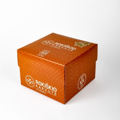 „rokiškio karvutė“ klasika kalėdinėje dėžutėje