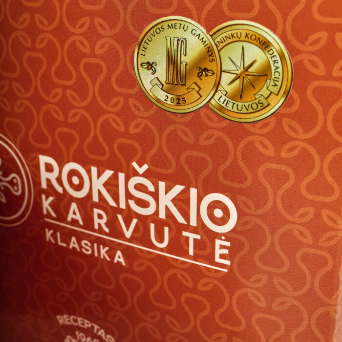 „rokiškio karvutė“ klasika dėžutėje